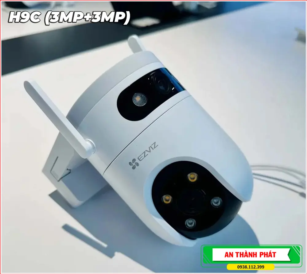 ✅ H9C (3MP+3MP) IP Wifi Camera Giám Sát Công Nghệ Mới