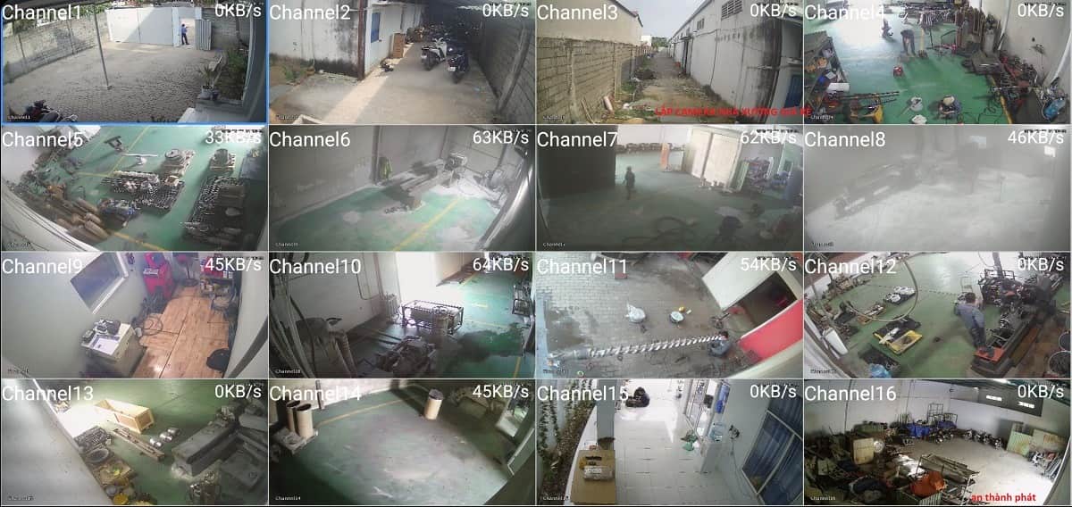 hình lắp camera giám sát nhà xưởng chất lượng
