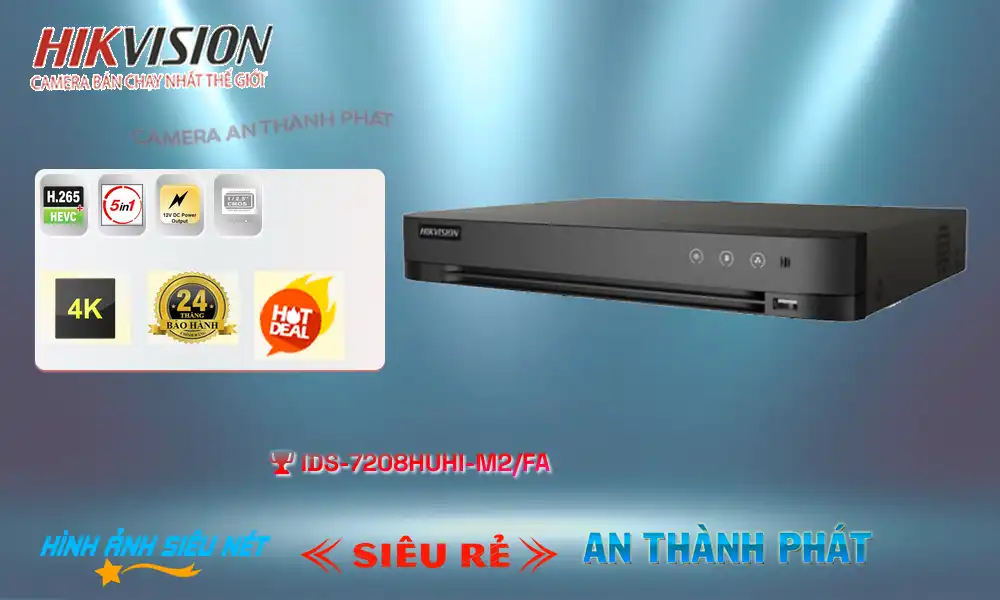✪ iDS-7208HUHI-M2/FA Đầu ghi Camera Hãng Hikvision Giá rẻ ✪ iDS-7208HUHI-M2/FA Đầu ghi Camera Hãng Hikvision Giá rẻ