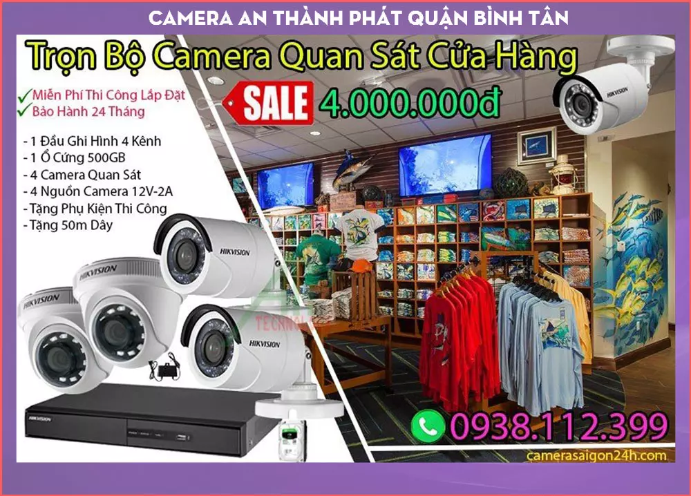 Lắp Đăt Camera Quan Sát Quận Bình Tân