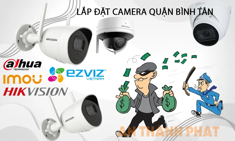 lắp camera ở bình tân
