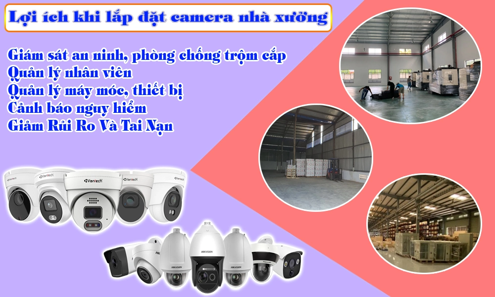 Giải Pháp Lắp Camera Nhà Xưởng