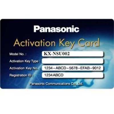Activation key tính năng ghi âm 2 chiều KX-NSU002, Panasonic KX-NSU002, KX-NSU002