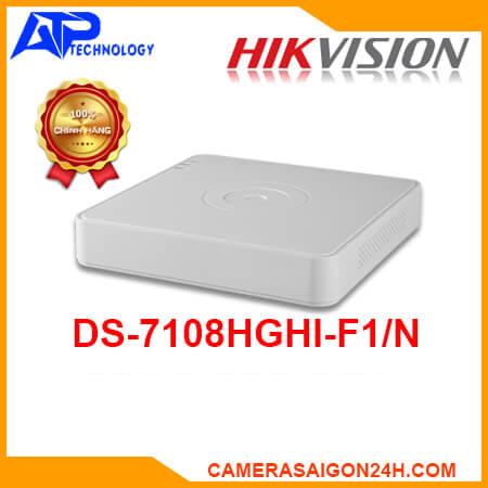 DS-7108HGHI-F1/N , DS-7108HGHI , 7108HGHI, hikvision 7108HGHI, hikvisio nDS-7108HGHI-F1/N, đầu ghi 8 hikvision, đầu ghi 8 kênh hikvision DS-7108HGHI-F1/N