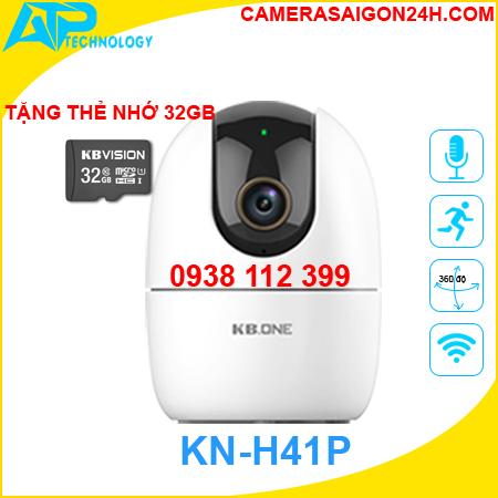 Lắp đặt camera tân phú Lắp Camera Wifi Kbone KN-H41P                                                                                             