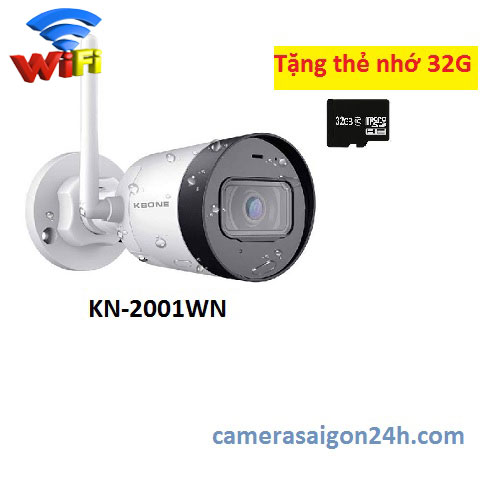 Camera wifi KBONE KN-2001WN giá rẻ tiết kiểm chi phí thân chắc chắc tích hợp nhiều chức năng thông minh