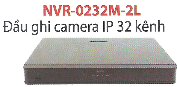 Lắp đặt camera tân phú Đầu Ghi Hình Camera Ip 32 Kênh NVR-0232M-2L                                                                                        