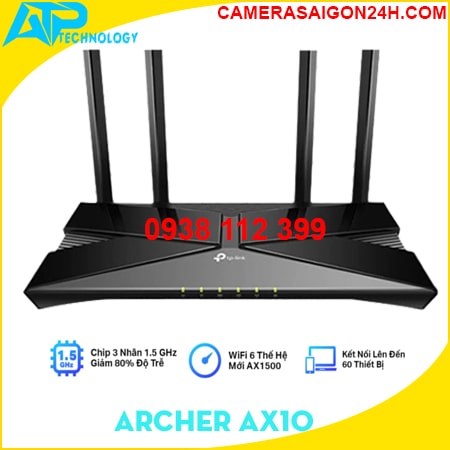 Lắp đặt camera tân phú Router Wifi Tp-Link Archer Ax10