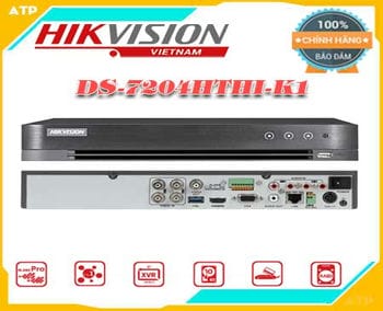 Lắp đặt camera tân phú Đầu Ghi Hình 4 Kênh 4K Hikvision DS-7204HTHI-K1