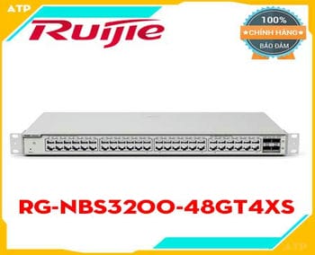Switch Ruijie Reyee RG-NBS3200-48GT4XS-P 48-Port 10G,Thiết bị chuyển mạch Switch RUIJIE RG-NBS3200-48GT4XS ,Switch POE 48 cổng RUIJIE REYEE RG-NBS3200-48GT4XS,Switch RUIJIE REYEE RG-NBS3200-48GT4XS 48 cổng
