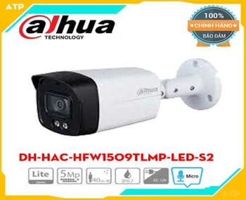 Camera HDCVI 5MP Full-Color DH-HAC-HFW1509TLMP-A-LED-S2,DH-HAC-HFW1509TLMP-A-LED-S2,HAC-HFW1509TLMP-A-LED-S2,HFW1509TLMP-A-LED-S2,DH-HAC-HFW1509TLMP-A-LED,