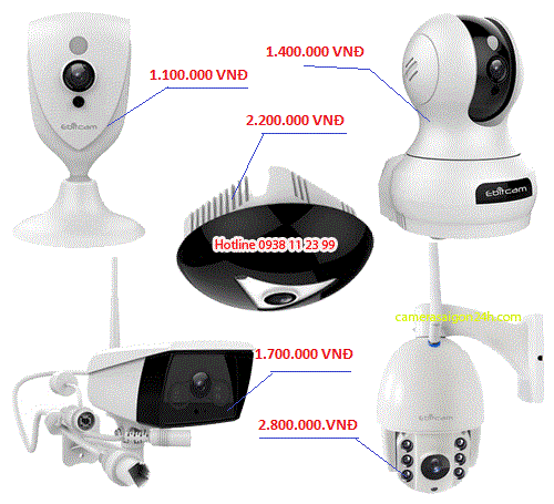 Lắp camera wifi ebitcame giá rẻ sản phẩm camera quan sát wifi ebitcam chính hãng công nghệ mới