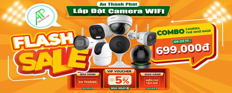 Lắp camera wifi giá rẻ chính hãng