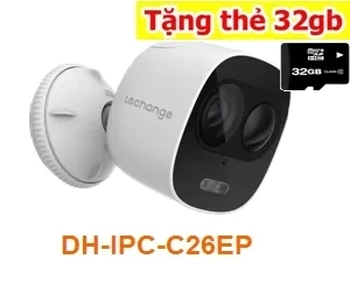 Lắp đặt camera tân phú Camera Quan Sát Ip Wifi Dahua DH-IPC-C26EP                                                                                        