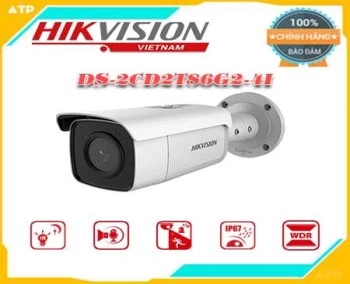 Lắp đặt camera tân phú Camera Ip Acusense Thân Trụ 8Mp Hikvision DS-2CD2T86G2-4I