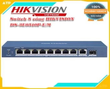 Lắp đặt camera tân phú Switch 8 cổng HIKVISION DS-3E0510P-E/M