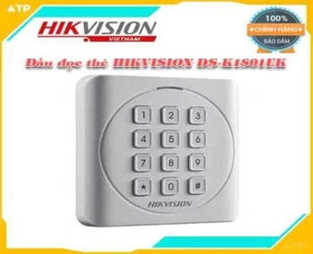 Lắp đặt camera tân phú Đầu đọc thẻ HIKVISION DS-K1801EK