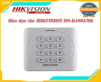 Lắp đặt camera tân phú Đầu đọc thẻ HIKVISION DS-K1801MK