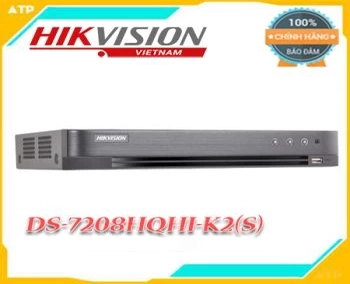 Lắp đặt camera tân phú DS-7208HQHI-K2(S) Đầu ghi HDTVI hình ảnh sắc nét