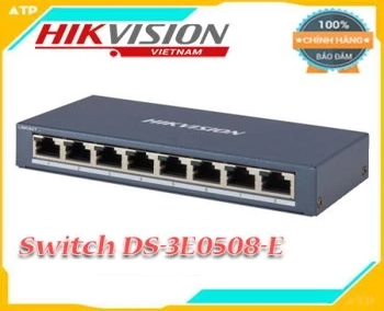 Lắp đặt camera tân phú DS-3E0508-E Switch 8 Cổng Gigabit 100