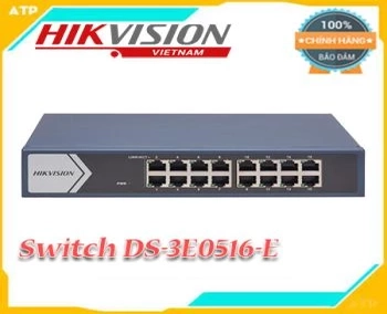 Lắp đặt camera tân phú DS-3E0516-E Switch 16 Cổng Gigabit 100