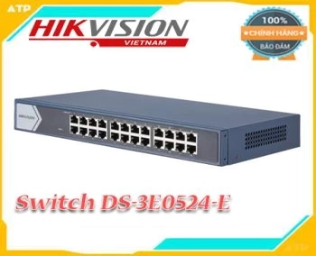 Lắp đặt camera tân phú DS-3E0524-E Switch 24 Cổng Gigabit 100