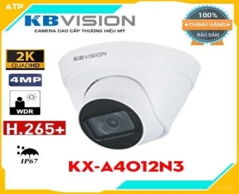 Lắp đặt camera tân phú KBVISION KX-A4012N3 camera IP Dome 4MP