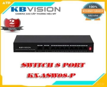 Lắp đặt camera tân phú Switch 8 Port Poe Kbvision KX-ASW08-P                                                                                          