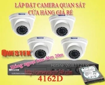 Lắp camera wifi giá rẻ lắp đặt camera quan sát cửa hàng ,camera quan sát cửa hàng ,camera cửa hàng ,QOB-4162D ,4162D