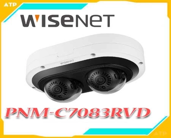 Lắp đặt camera tân phú PNM-C7083RVD Camera Wisenet 2MP Đa Hướng Nhìn
