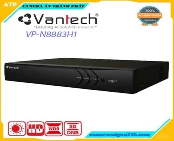 VANTECH VP-N8883H1,Đầu ghi hình camera IP 8 kênh VANTECH VP-N8883H1,Đầu ghi hình IP VANTECH VP-N8883H1,Đầu ghi 8 Channel 8.0MP NVR VP-N8883H1,Đầu ghi hình IP VANTECH VP-N8883H1