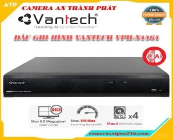 Lắp camera wifi giá rẻ Đầu ghi hình camera IP 64 kênh VANTECH VPH-N4464,VANTECH VPH-N4464,VPH-N4464,N4464,
