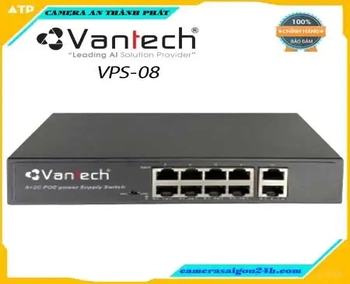 Switch PoE VANTECH VPS-08, Switch VPS-08, VANTECH VPS-08, VPS-08