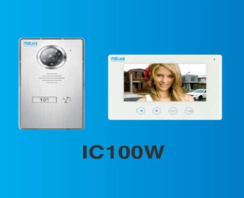 Bộ chuông cửa màn hình màu PHGLock IC100W ,PHGLock IC100W,Chuông cửa màn hình cảm ứng PHGLOCK IC100W
