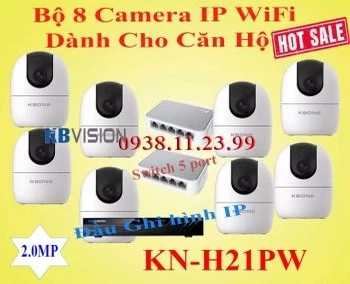 Lắp đặt camera tân phú Lắp Bộ 8 Camera Ip Wifi Dành Cho Căn Hộ