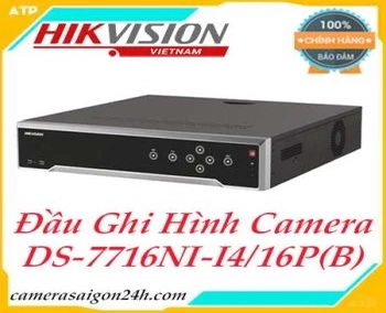 Lắp đặt camera tân phú Đầu ghi hình IP 16 kênh HIKVISION DS-7716NI-I4/16P Giá Rẻ