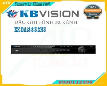 Lắp đặt camera tân phú KX-DAi8832H3 đầu ghi hình kbvision