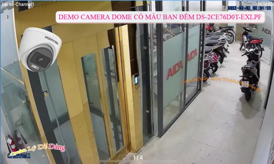  Camera  Dùng Bộ Lắp Camera Văn Phòng Chuyên Dụng Có Màu Ban Đêm