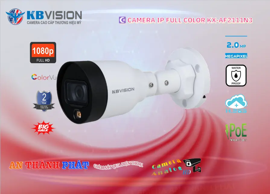  Camera  Dùng Bộ Bộ Camera Ip Công Trình Có Màu Ban Đêm Giá Rẻ