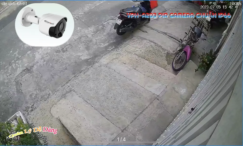  Camera Giám Sát  Dùng Bộ Lắp Trọn Bộ Camera Kho Hàng Chống Trộm PIR